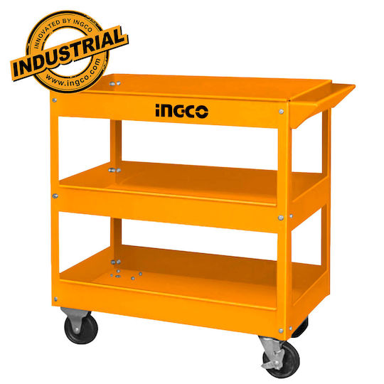 Ingco Rollbar Metallisch Werkzeugkiste B71.9xT36.5xH66.3cm