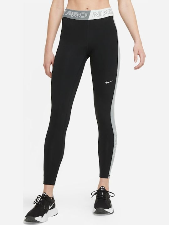 Nike Dri-Fit Pro Training Γυναικείο Cropped Κολάν Μαύρο