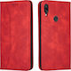 Bodycell PU Leather Wallet Synthetic Leather Red (Redmi Note 7 / 7 Pro)