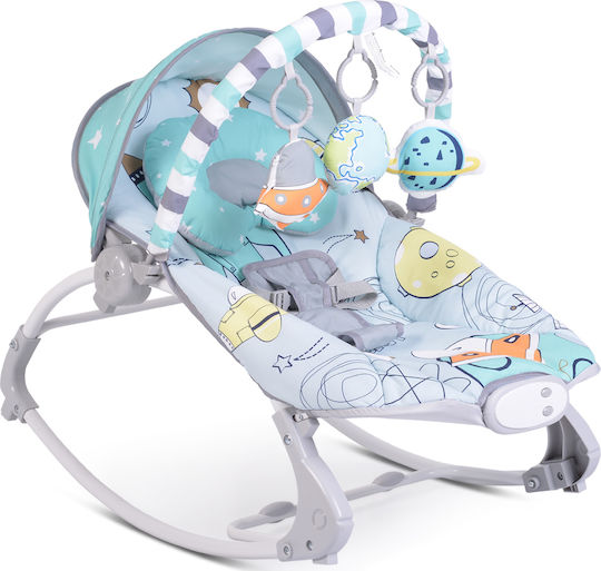 Cangaroo Space Tour Electric Relax pentru Bebeluși Albastru deschis