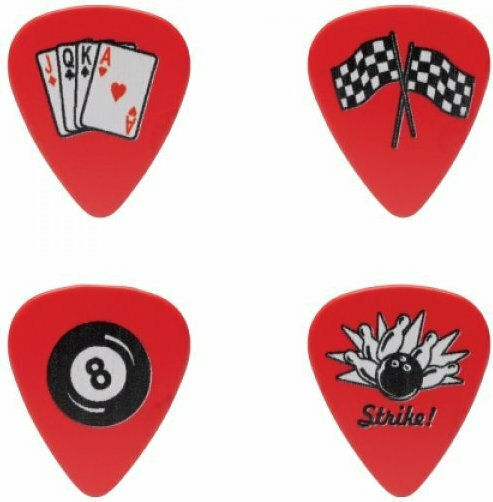 D'Andrea Guitar Pick Cool Plecs Rockabilly Thickness 0.71mm Packaging 1pc Medium
