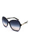 Kate Spade Jolyn Women's Sunglasses with Blue Plastic Frame and Blue Gradient Lens