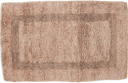 Estia Πατάκι Μπάνιου Βαμβακερό Deco 02-10348 Beige 50x80εκ.