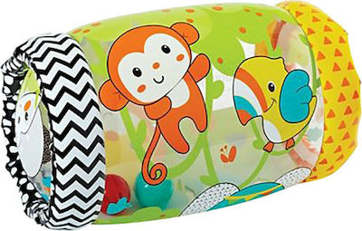 Infantino Roll & Crawling Toys Φουσκωτός Κύλινδρος Άσκησης με Διάδρομο - Jungle Peek & Roll for 6++ Months