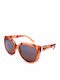 Emilio Pucci Damen Sonnenbrille mit Orange Gestell und Orange Verlaufsfarbe Linse EP740S 643