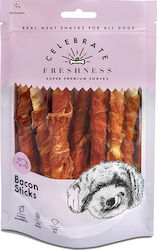 Celebrate Freshness Bacon Stick Treats Dog Diet with Bacon 100gr 84050