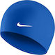 Nike Solid Silicone Adults Swimming Cap Blue