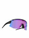 Bliz Breeze Nano Unisex Γυαλιά Ηλίου με Μαύρο Κοκκάλινο Σκελετό και Μωβ Φακό 52102-14N