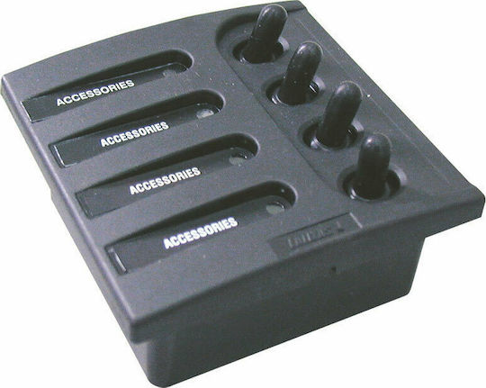 Lalizas LPS-402 Boat Switch (Диоден превключвател) с панели Πίνακας Ελέγχου με 4 Διακόπτες