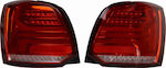 Carner Taillights Led for Volkswagen Polo 6R & 6C Red Clear 2009 -2017 2pcs