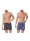 96-23081 Men's Boxers Multicolour with Patterns 2Pack 96-23081-100
