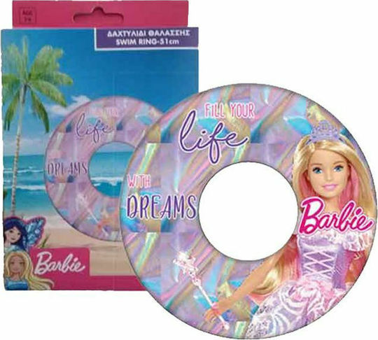 Gim Barbie Παιδικό Σωσίβιο Κουλούρα Barbie με Διάμετρο 51εκ. από 3 Ετών