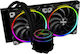 Alpenfoehn Gletscherwasser 280 RGB CPU Water Cooling Dual Fan 140mm for Socket AM4/AM5/1200/115x