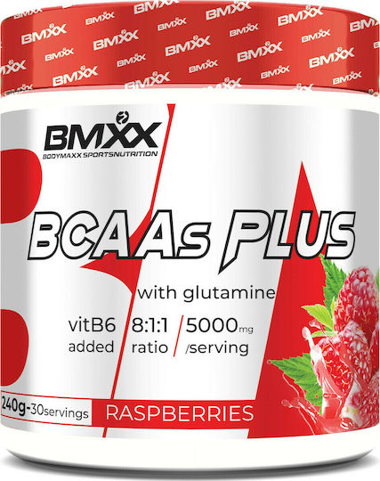 BMXX BCAAs Plus 8:1:1 240gr Zmeură