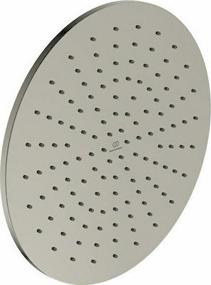 Ideal Standard Brass Round Showerhead Silver Ø30cm Idealrain