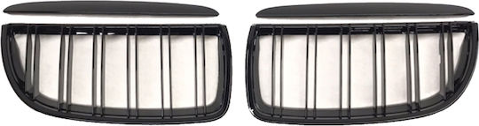 Carner Καρδιές BMW E90 E91 2005-2008 M4 Look Μαύρη Γυαλιστερή