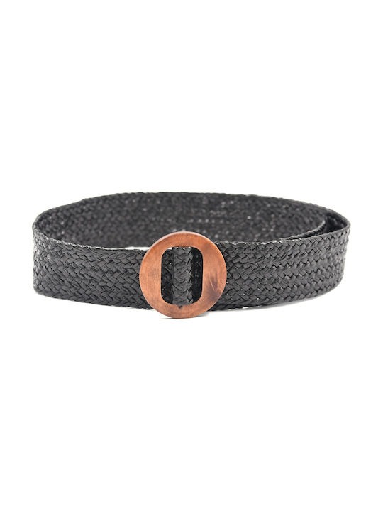 Women's knitted belt bode 52840 black