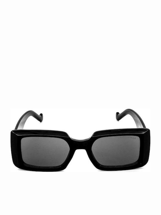 Moscow Mule Cannes Sonnenbrillen mit Schwarz Rahmen und Schwarz Linse MM/86386/1