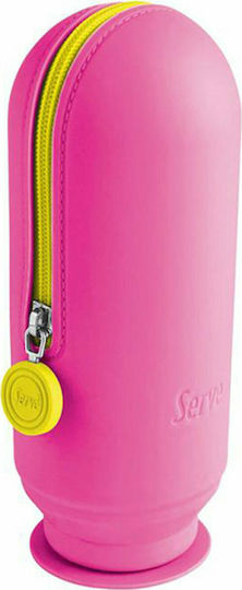 Serve Neon Pencil Case Pink