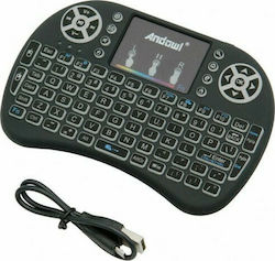 Andowl QY-K07 Wireless Keyboard with Touchpad with US Layout