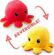 Jucărie de pluș Reversible Octopus Roșu/Galben 12 cm.