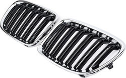 Καρδιές Μάσκας για Bmw X1 E84 09-15 Double Slat M4 Look Μαύρο / Χρώμιο