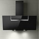 Elica Sheen-S BL/A/90 Chimney Vent Hood 90cm Black