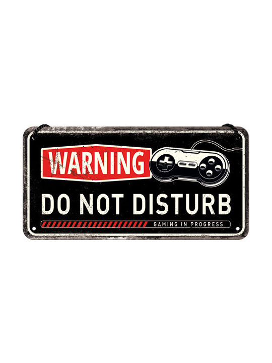 Nostalgic Art 3D Wall Decor Sign Achtung Gaming...