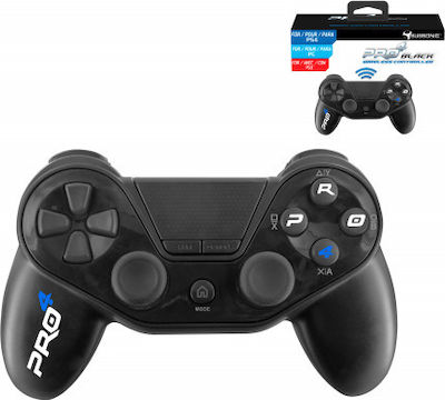 Subsonic Pro4 Ασύρματο Gamepad για PC / PS3 / PS4 Μαύρο