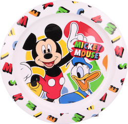 Stor Baby Food Plate Mickey Mouse made of Plastic Multicolour