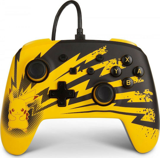 PowerA Enhanced Wired Gamepad for Switch Pikachu Lightning