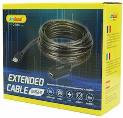 Andowl Q-t05c Q-T05C USB 2.0 USB-A male σε USB-A female 5m