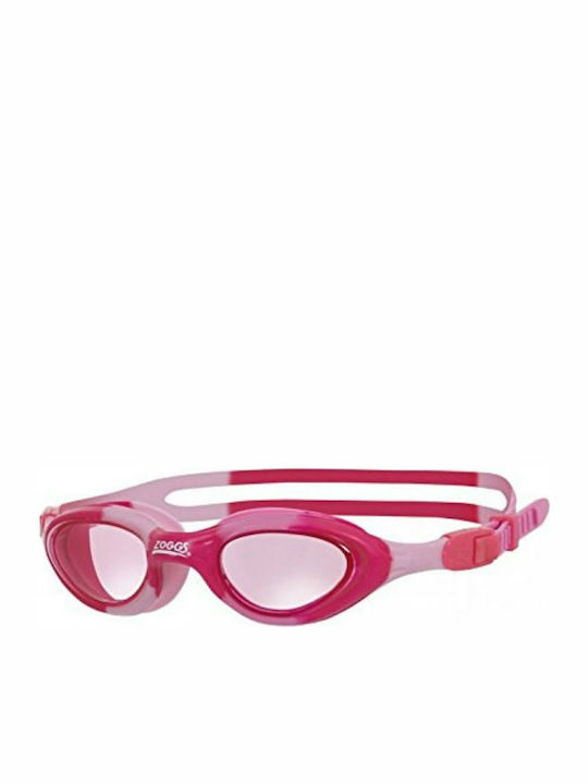 Zoggs Super Seal Swimming Goggles Kids with Anti-Fog Lenses Pink