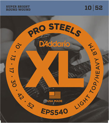 Daddario XL Prosteels Einzel E-Gitarrensaiten Stahl Elektrische Gitarre 6 Stück Regular Light TP/Heavy BTM