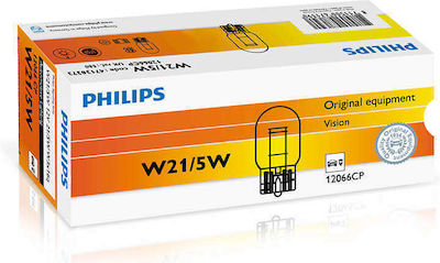 Philips Λάμπα Αυτοκινήτου W21/5W Αλογόνου 12V 5W 1τμχ