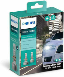Philips Λάμπες Αυτοκινήτου Ultinon Pro5000 HL Led HIR2-9012 LED 5800K Ψυχρό Λευκό 12V 15W 2τμχ