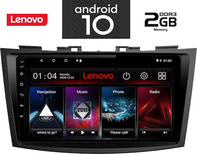 Lenovo Car-Audiosystem für Suzuki Swift 2011-2016 (Bluetooth/USB/AUX/WiFi/GPS) mit Touchscreen 9" IQ-AN X6935_GPS