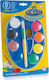Carioca Set of Watercolours Multicolored with Brush 8pcs