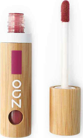 Zao Organic Makeup Organic Lip Polish Lipsticks Shimmer 036 Cherry Red 3.8ml