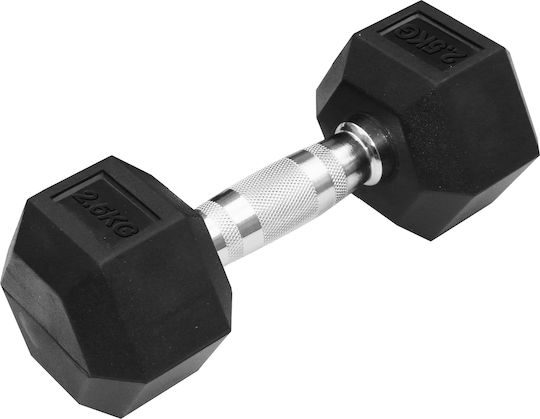 Trendy Sport Haltere Hexagonale Din Cauciuc 1 x 2.5kg