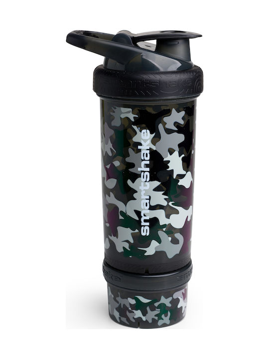 SmartShake Revive Camo Plastic Protein Shaker 750ml Black