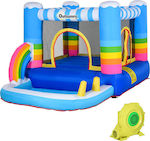 Outsunny Inflatable Bouncer Castle with Trampoline 290x200x155cm for 6+ years