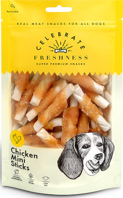 Celebrate Freshness Mini Stick Treats for Puppies Small Breeds with Chicken 7cm 100gr 84088