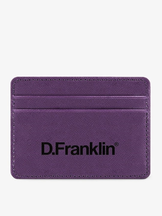 D.Franklin Μικρό Γυναικείο Πορτοφόλι Καρτών Μωβ D.Franklin Μικρό Γυναικείο Πορτοφόλι Καρτών Μωβ