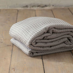 Sprintzio Super Double Hotel Pique Blanket Gray 240x270cm Sprintzio Super Double Hotel Pique Blanket Gray 240x270cm