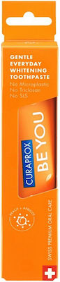 Curaprox Be You Toothpaste Peach & Apricot για Καθημερινή Προστασία & Λεύκανση 60ml