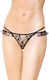 Softline 2447 Lace String Γυναικείο Sexy String Black