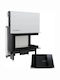 Kratki Nadia 14 P BS Guillotine Wood Fireplace Insert with Right Corner Window 14kW Black