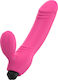 Dream Love OhMama Bix Doble Vibrator Xmas Edition Δονητής Rabbit 16.3cm Pink