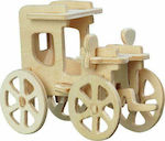 Anelixi Wooden Construction Toy Assembled Construction: Carriage